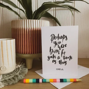 Esther 4:14 Greetings Card