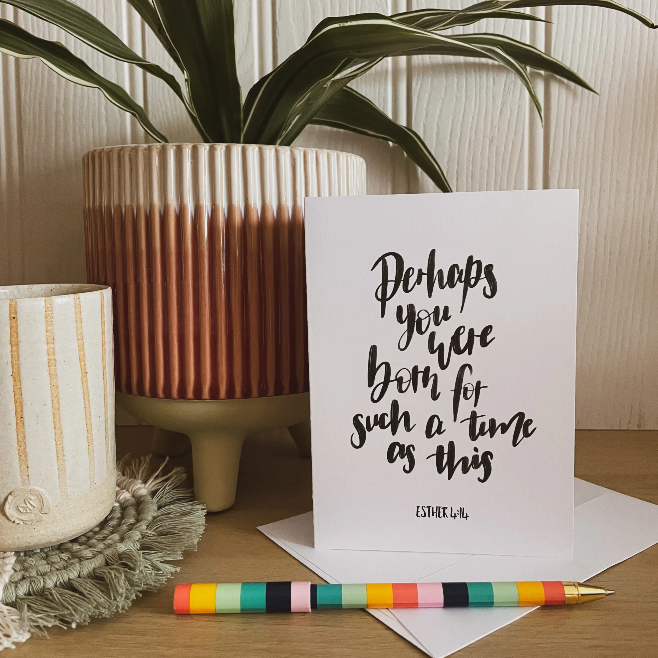Esther 4:14 Greetings Card