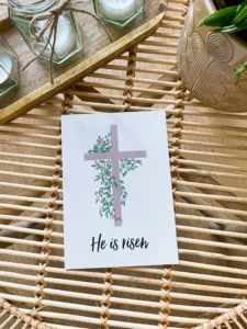 He Is Risen Greetings Card