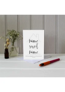 Home Sweet Home Joshua 24:15 Greetings Card