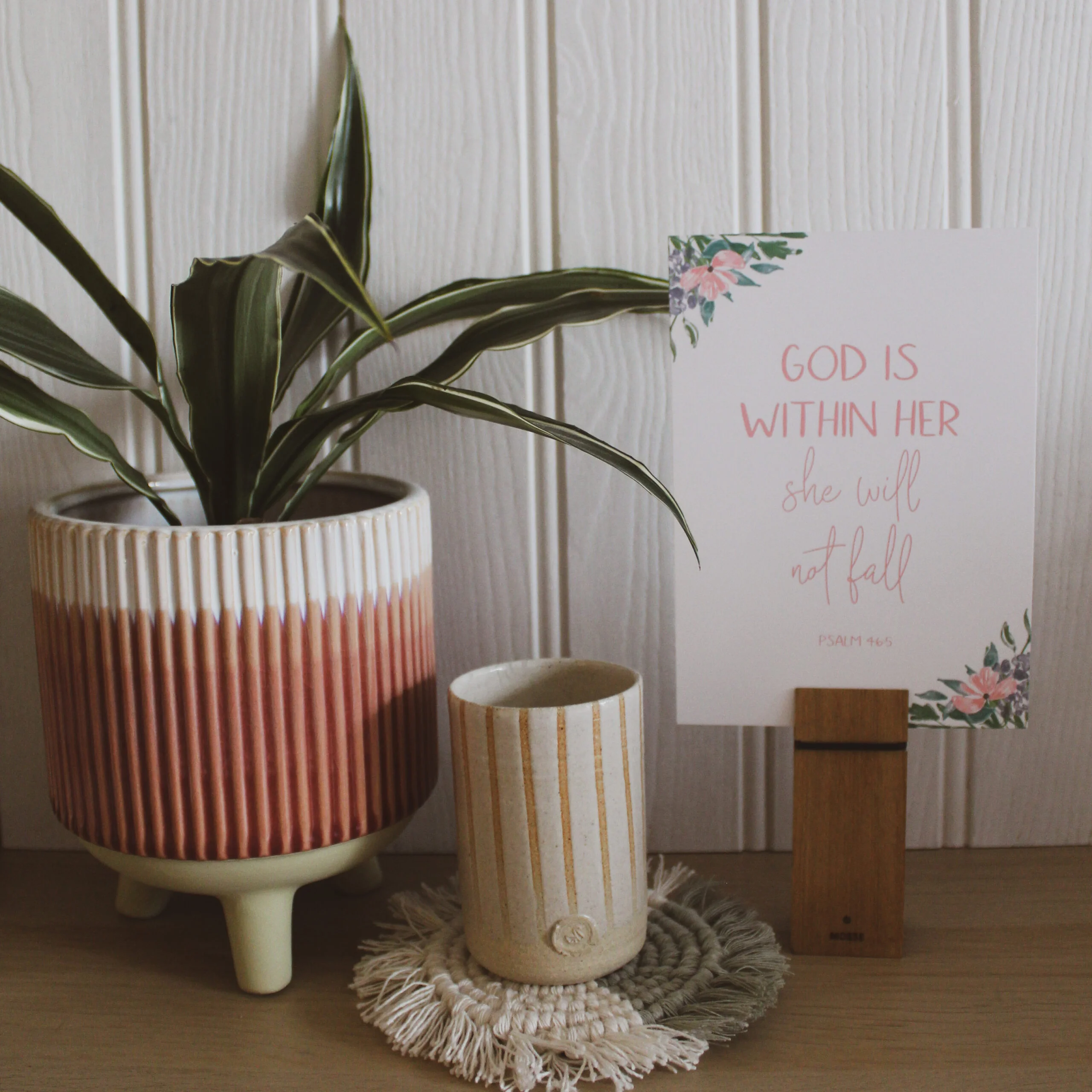Psalm 46:5 Art Print (Size 5" X 7")