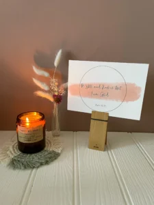 Psalm 46:10 Art Print (Size 5" X 7")