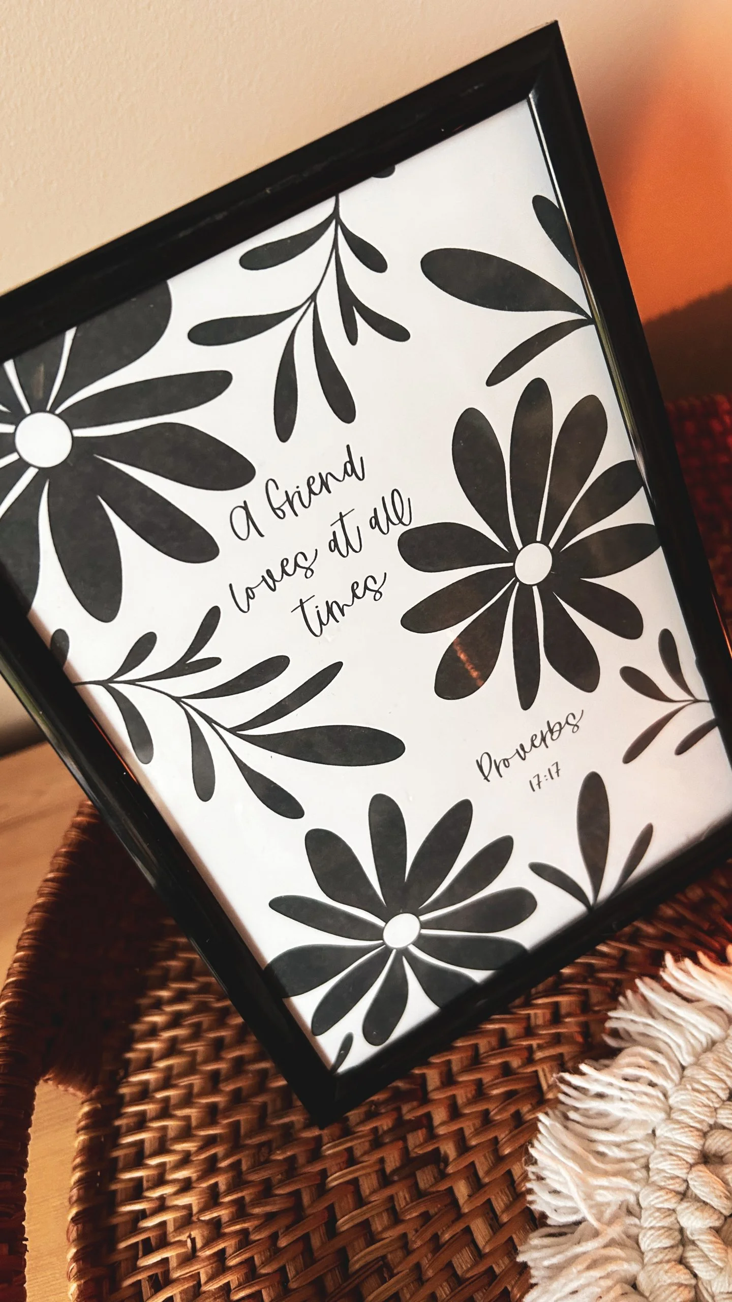 Proverbs 17:17 Art Print (Size 5"x7")