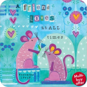 A friend loves mice Coaster