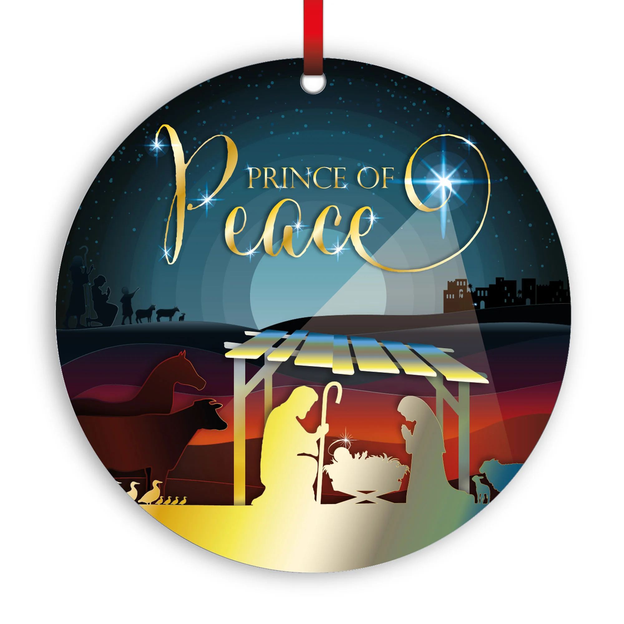 Prince of Peace Ceramic Christmas Decoration