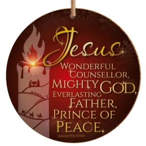 Mighty God Ceramic Christmas Decoration