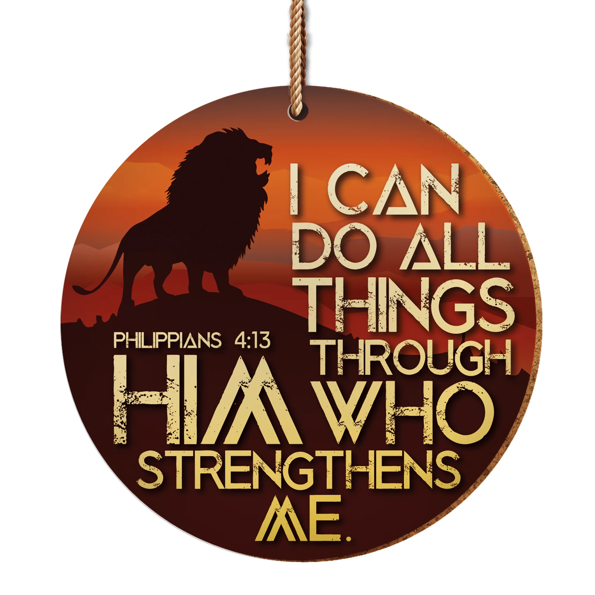 I Can Do All Things Ceramic Hanging Decoration