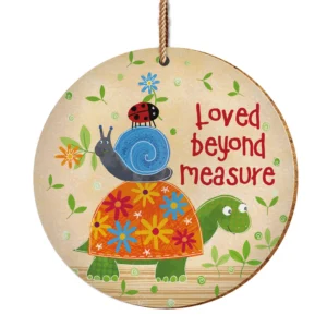 Loved Tortoise Ceramic Hanging Decoration