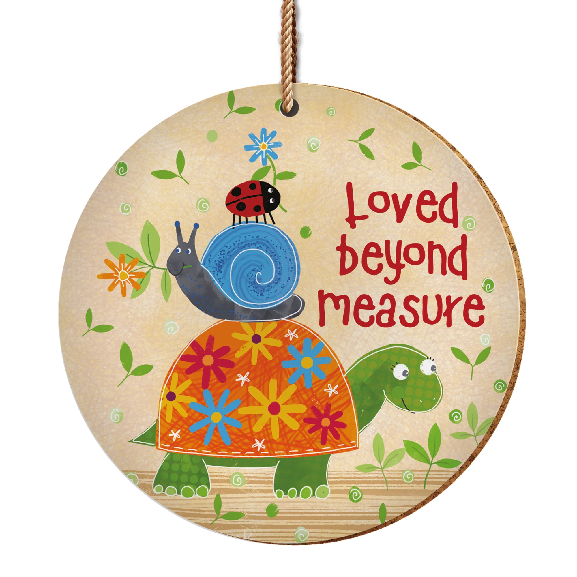 Loved Tortoise Ceramic Hanging Decoration