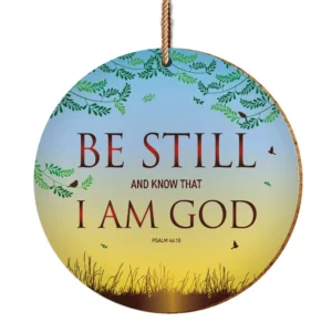 Be Still Ceramic Hanging Decoration
