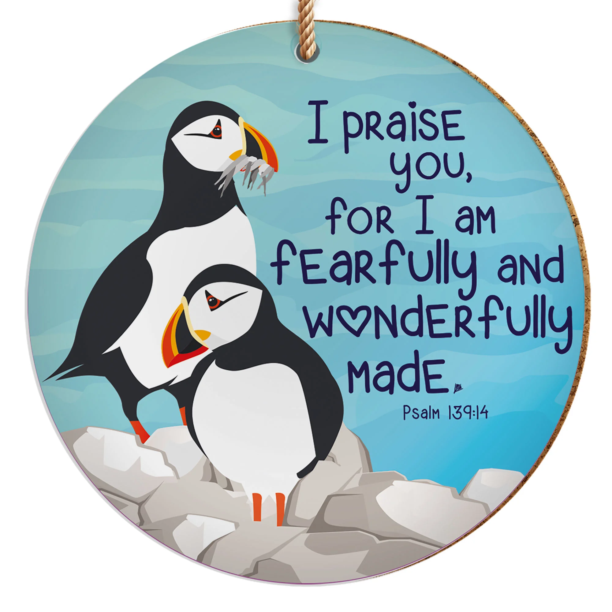 Wonderfully Made Hanging Decoration
