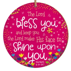 Bless You (Pink) Ceramic Hanging Decoration