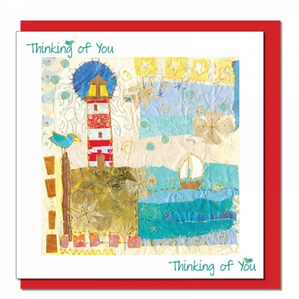 Stormy Day Christian Thinking of you Card