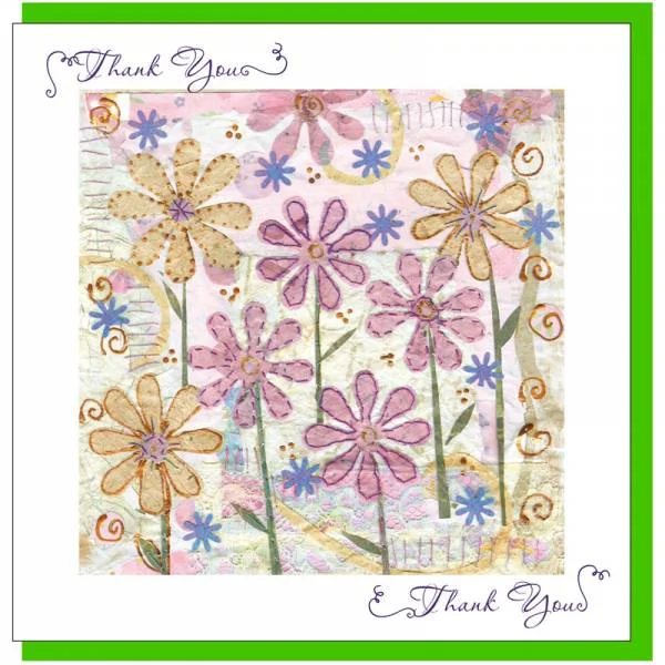 Flowers Christian Thank You Card