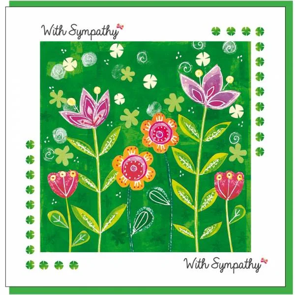 Garden Christian Sympathy Card
