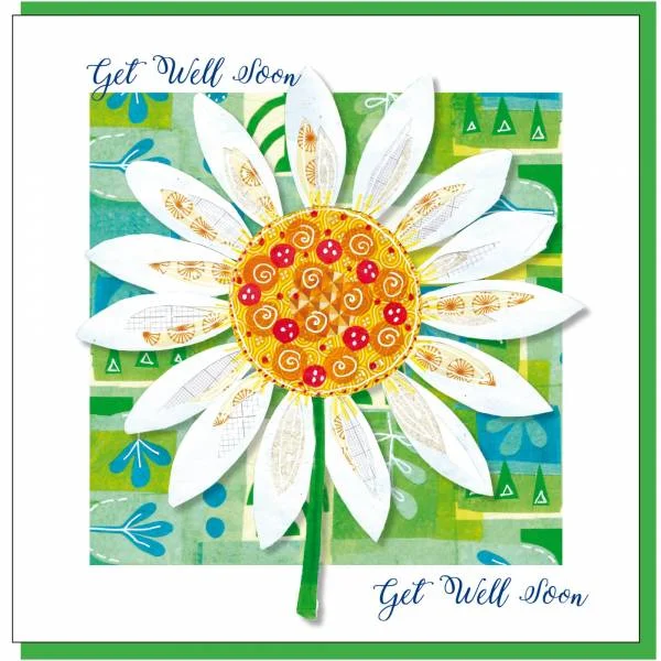 Daisy Christian Get Well Card