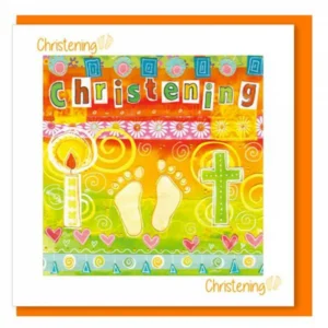 Christening Day Greetings Card (with verse)
