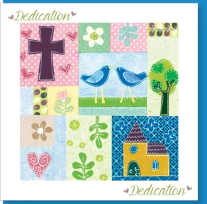 Dedication Birds Greetings Card
