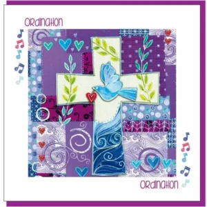 Ordination Dove Greetings Card (with verse)