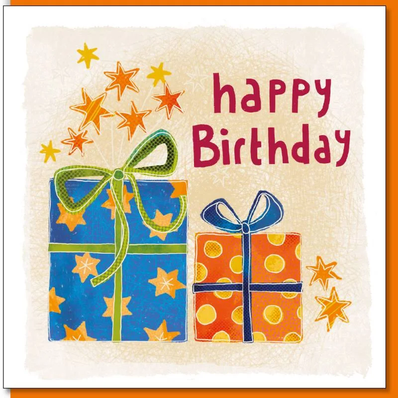 Birthday Present Greetings Card