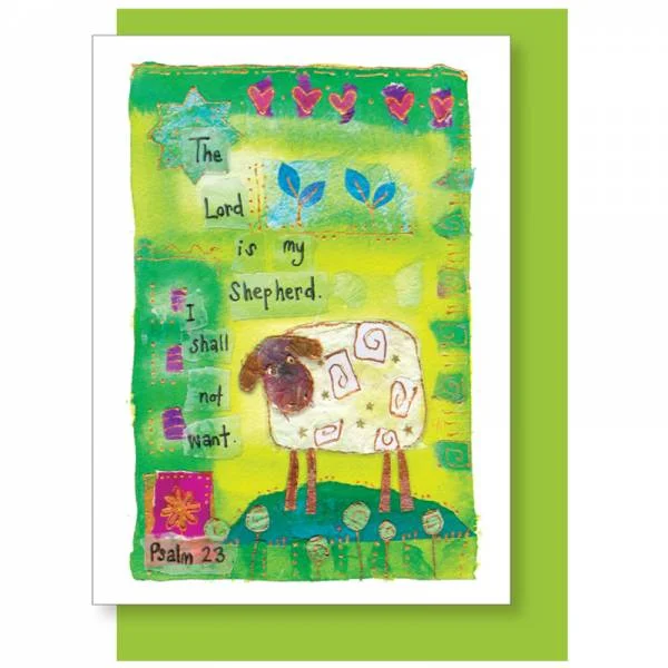 Psalm 23 Greetings Card