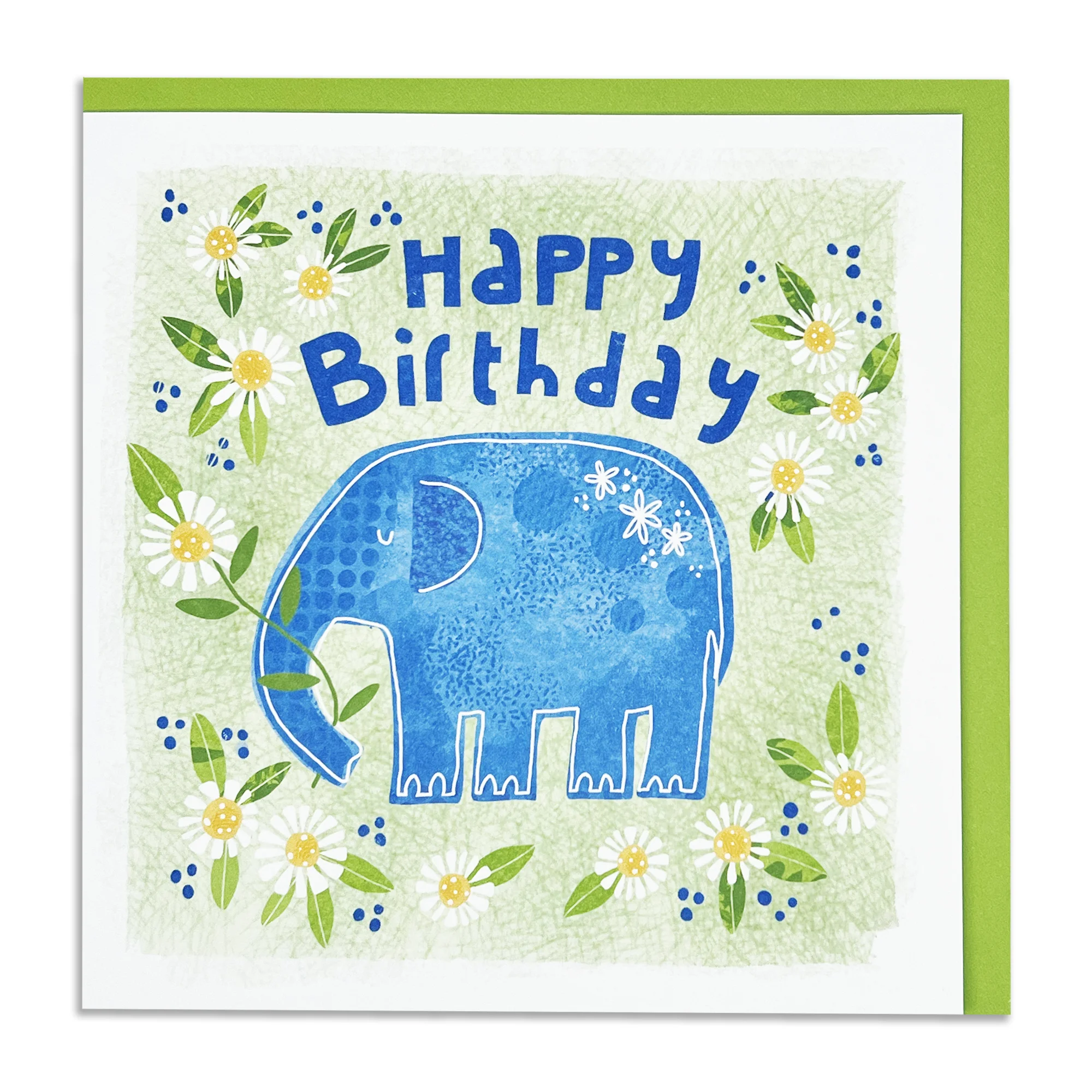 Happy Birthday Elephant Greetings Card