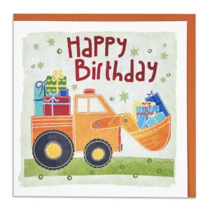 Happy Birthday Truck Greetings Card