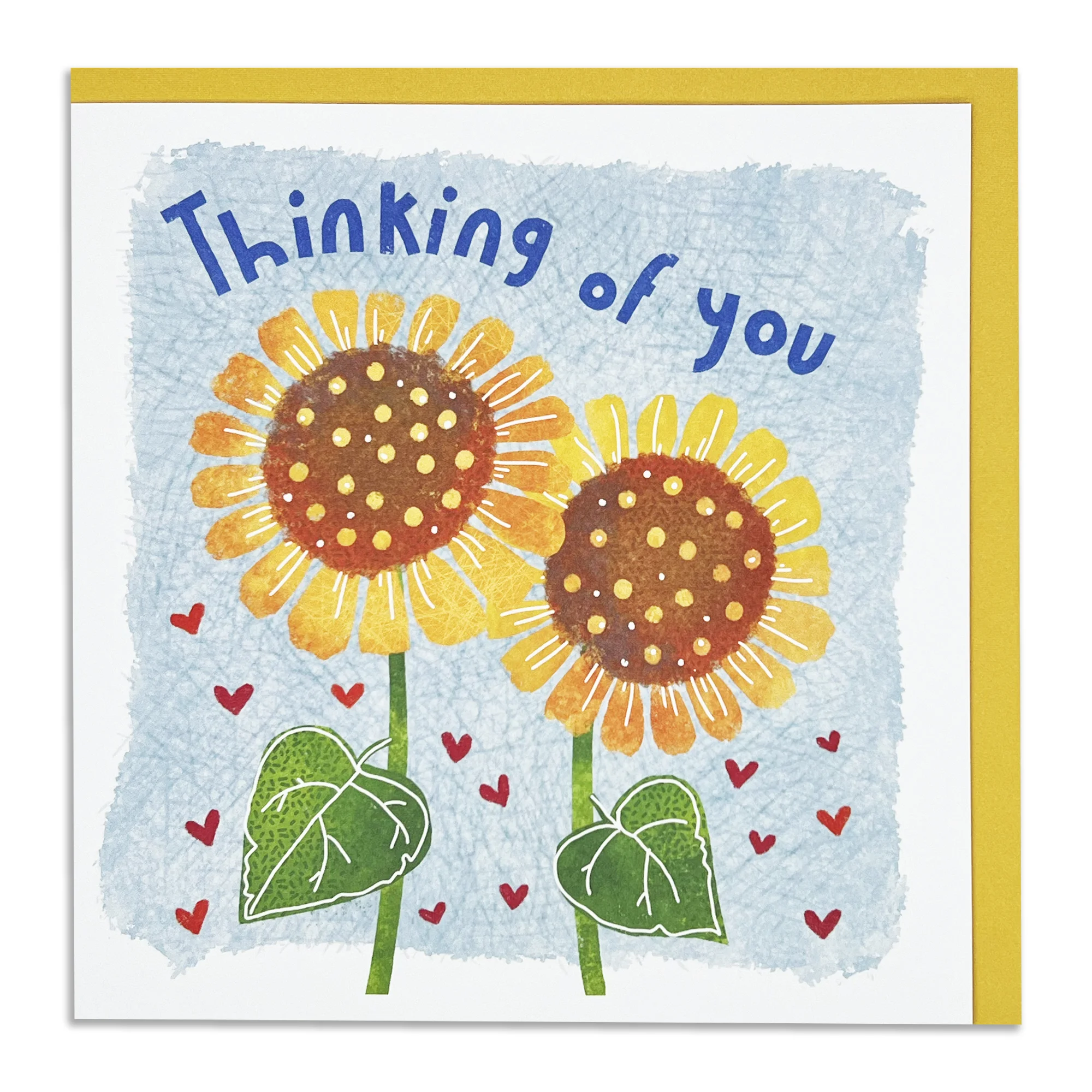 Thinking of You Flowers Greetings Card
