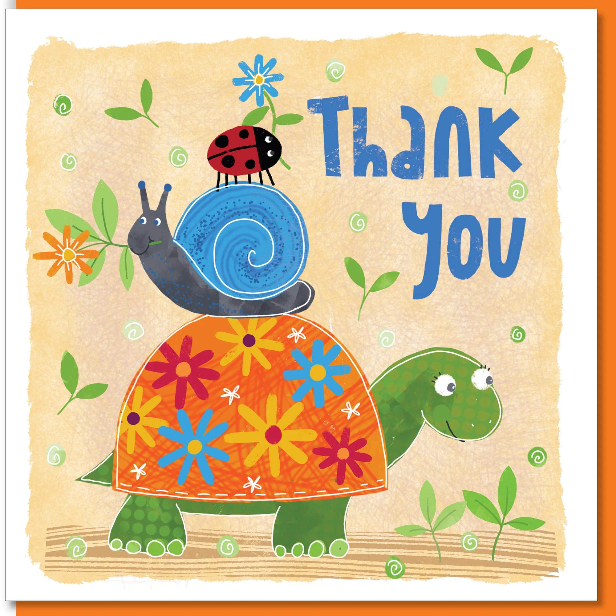 Thank You Tortoise Greetings Card