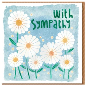 Sympathy Daisies Greetings Card