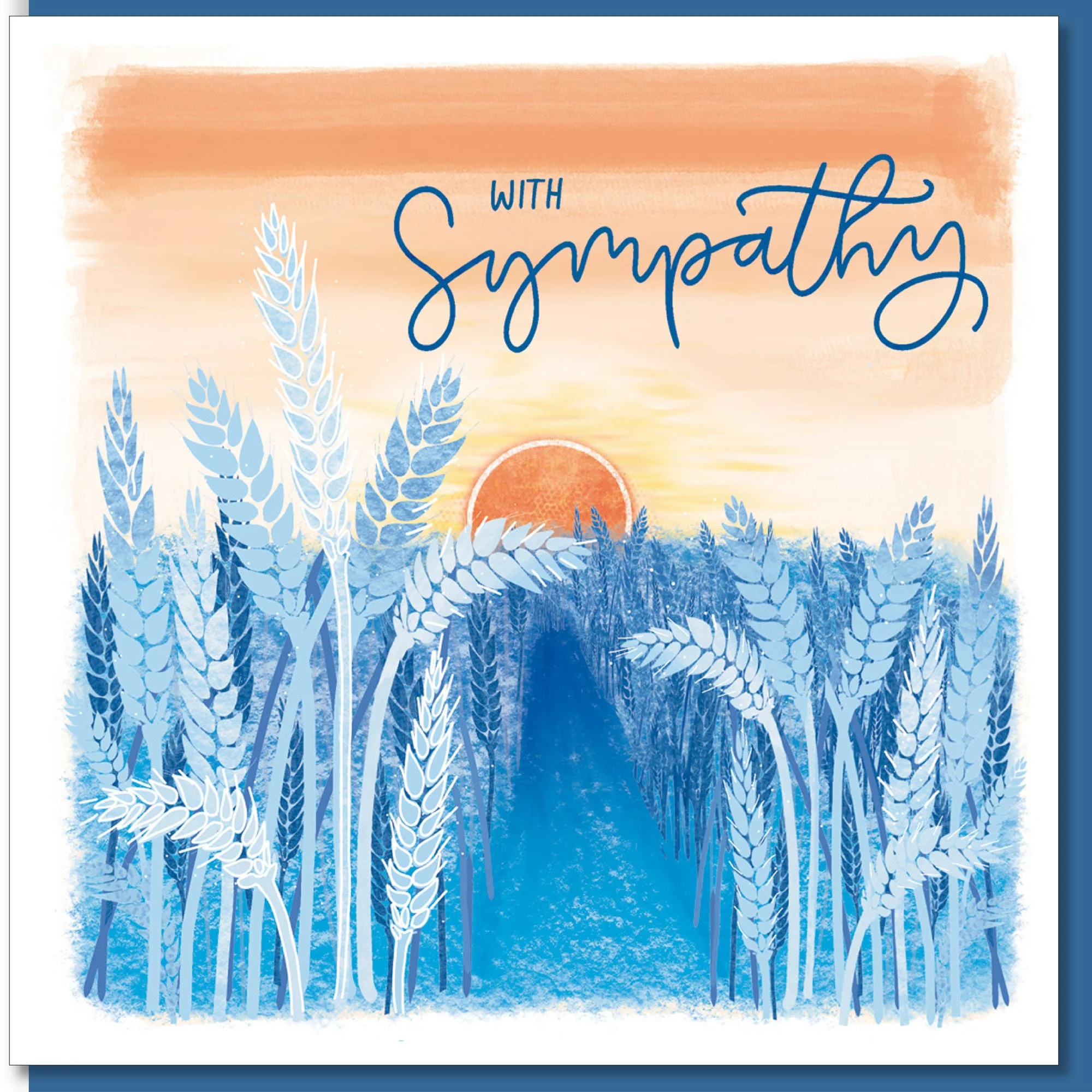 Sunset Sympathy Card