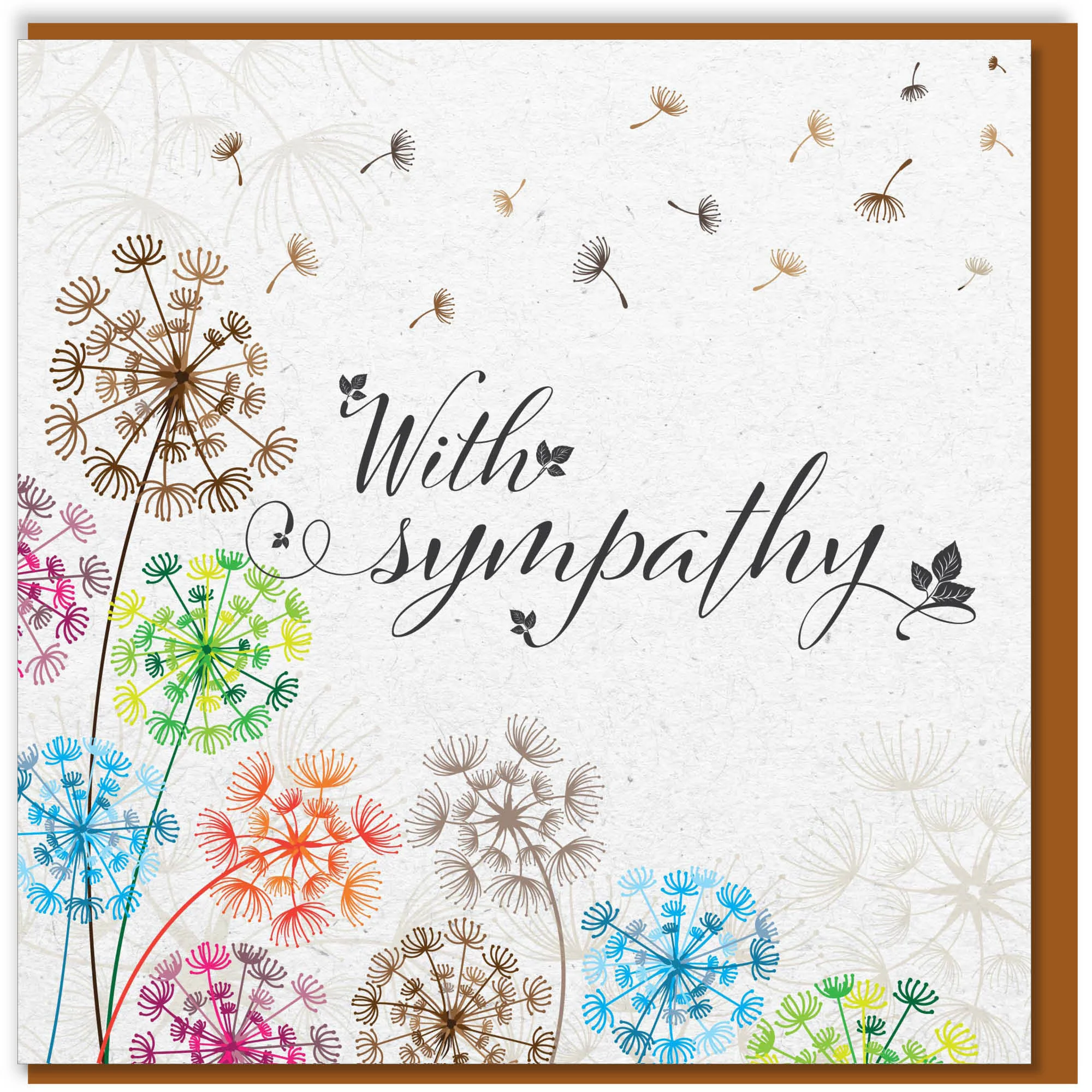 Dandelions Christian Sympathy Card