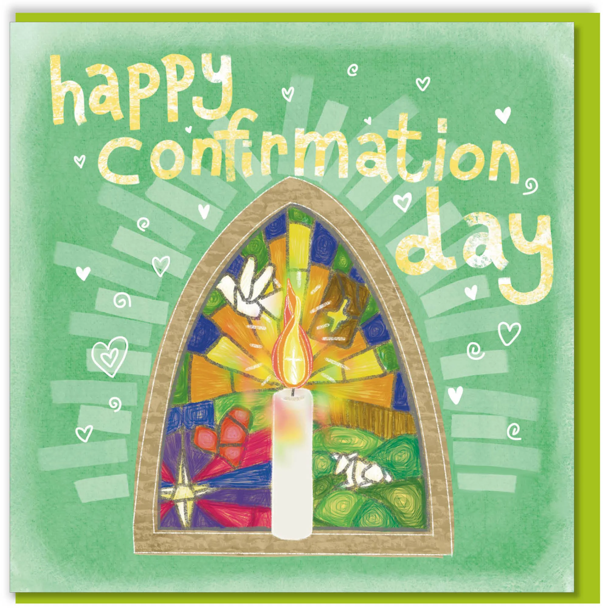 Church Window Confirmation Card