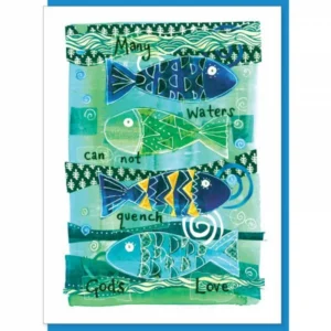 Many Waters Greetings Card
