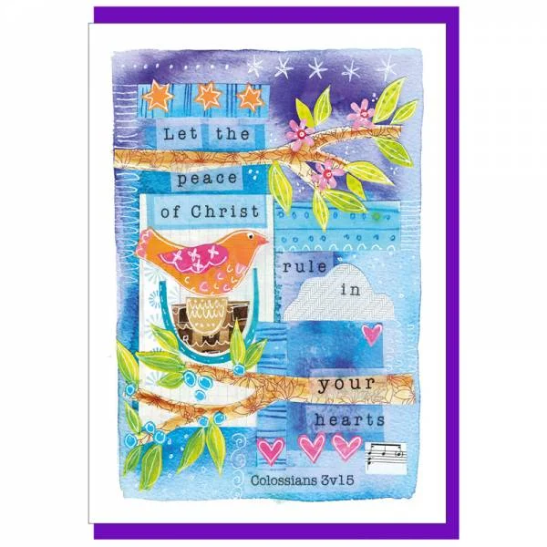 Let The Peace Rule Greetings Card