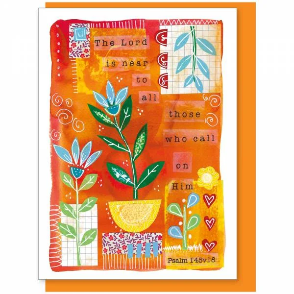 The Lord Is Near Greetings Card