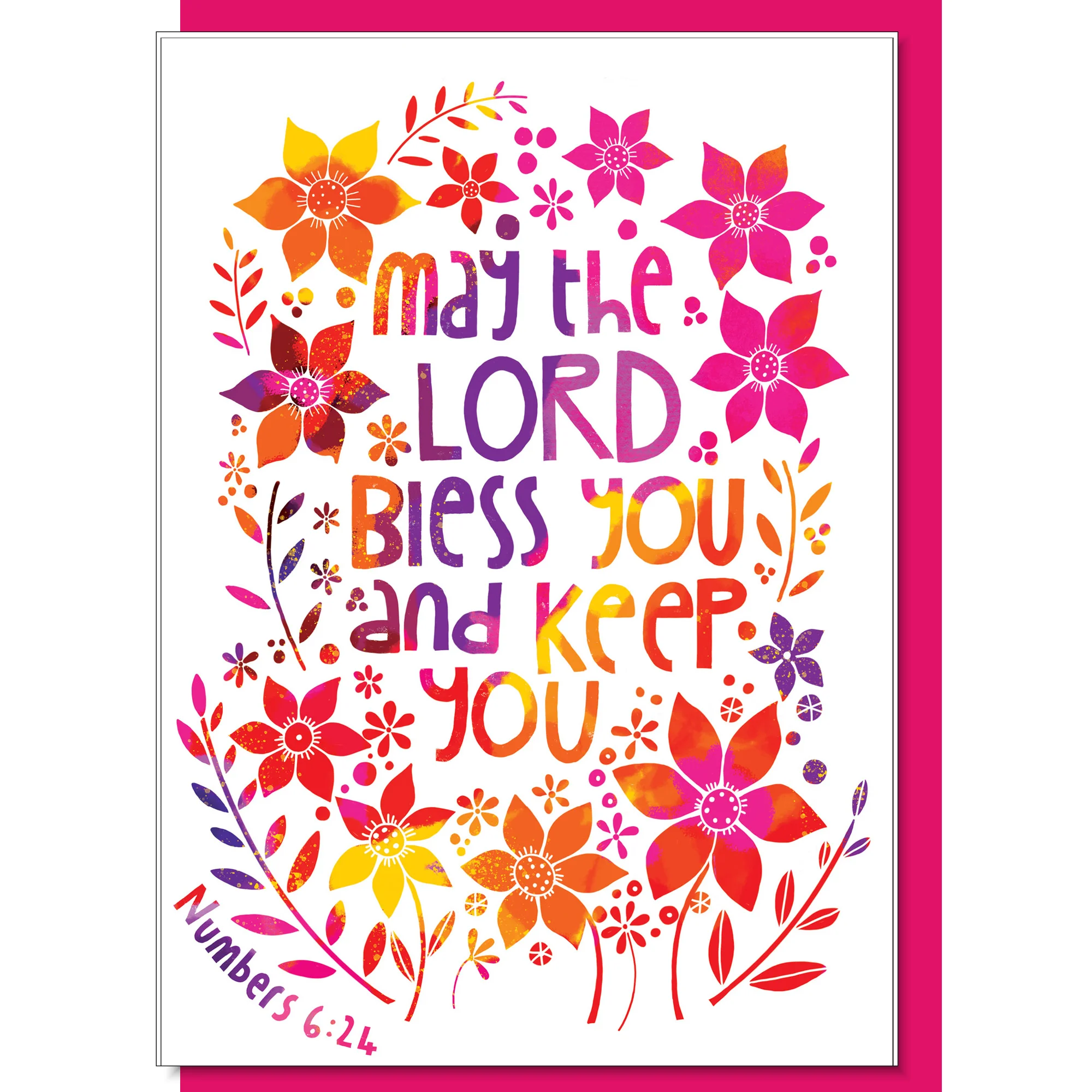 Bless You Greetings Card