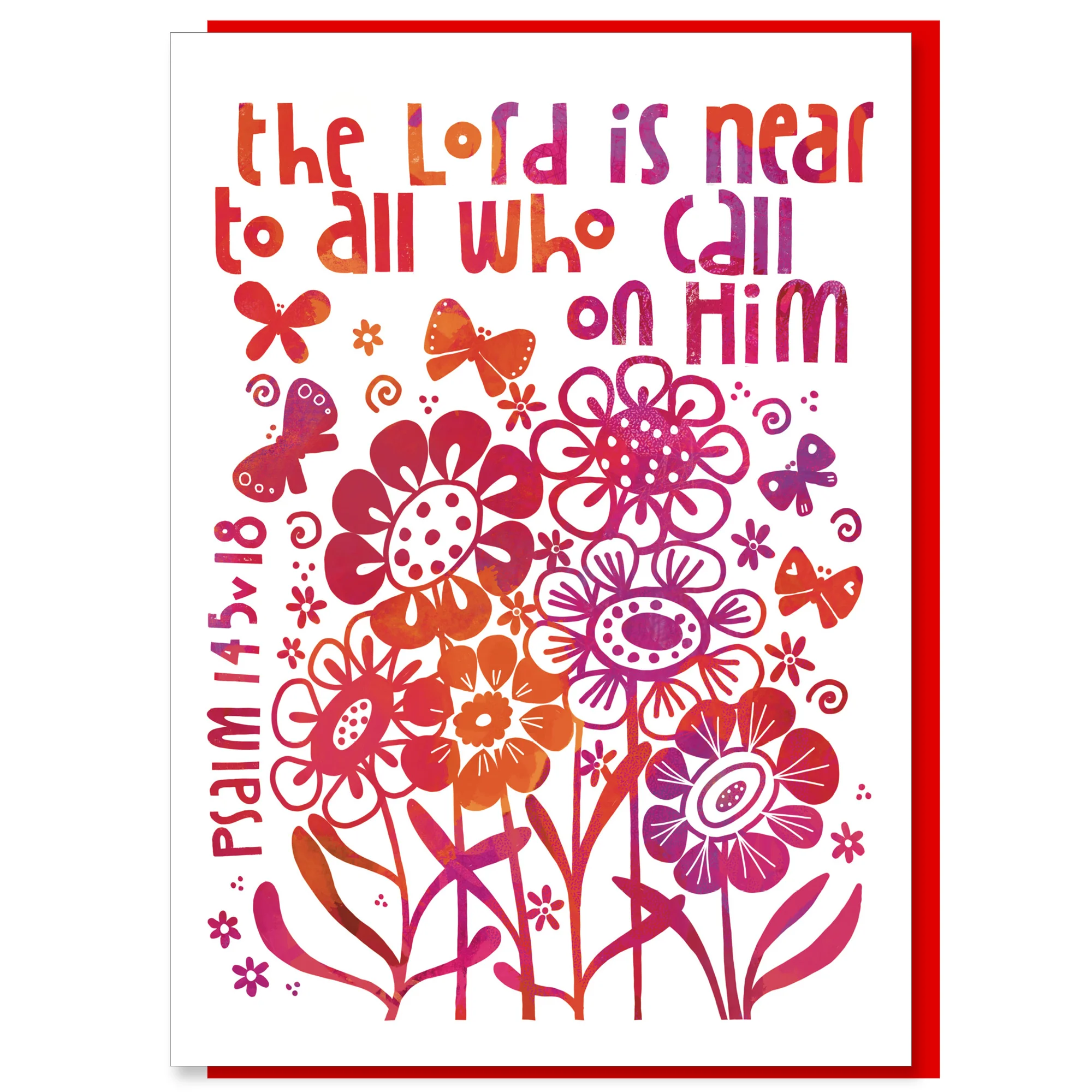 The Lord is near Greetings Card