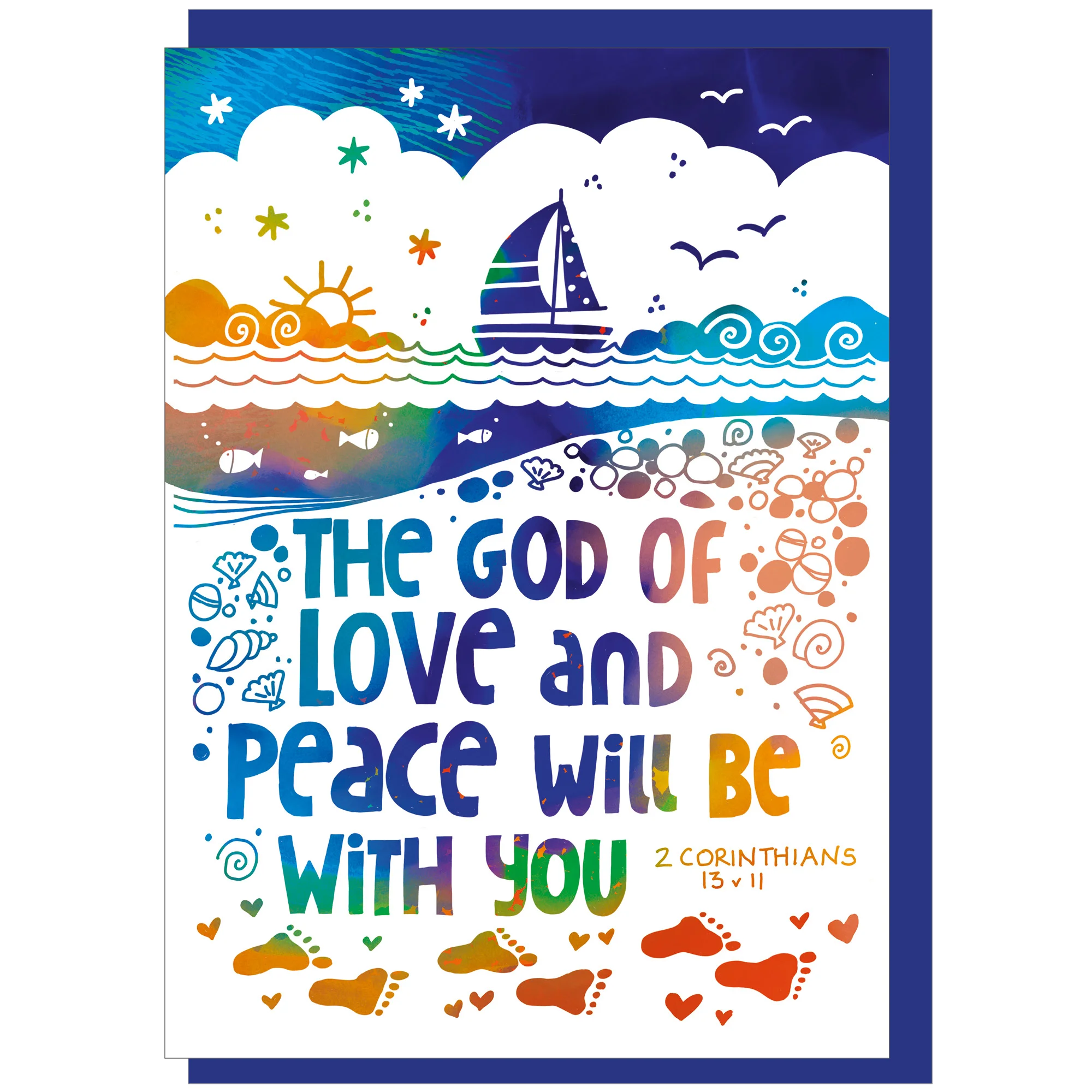 The God of Love Encouragement Card