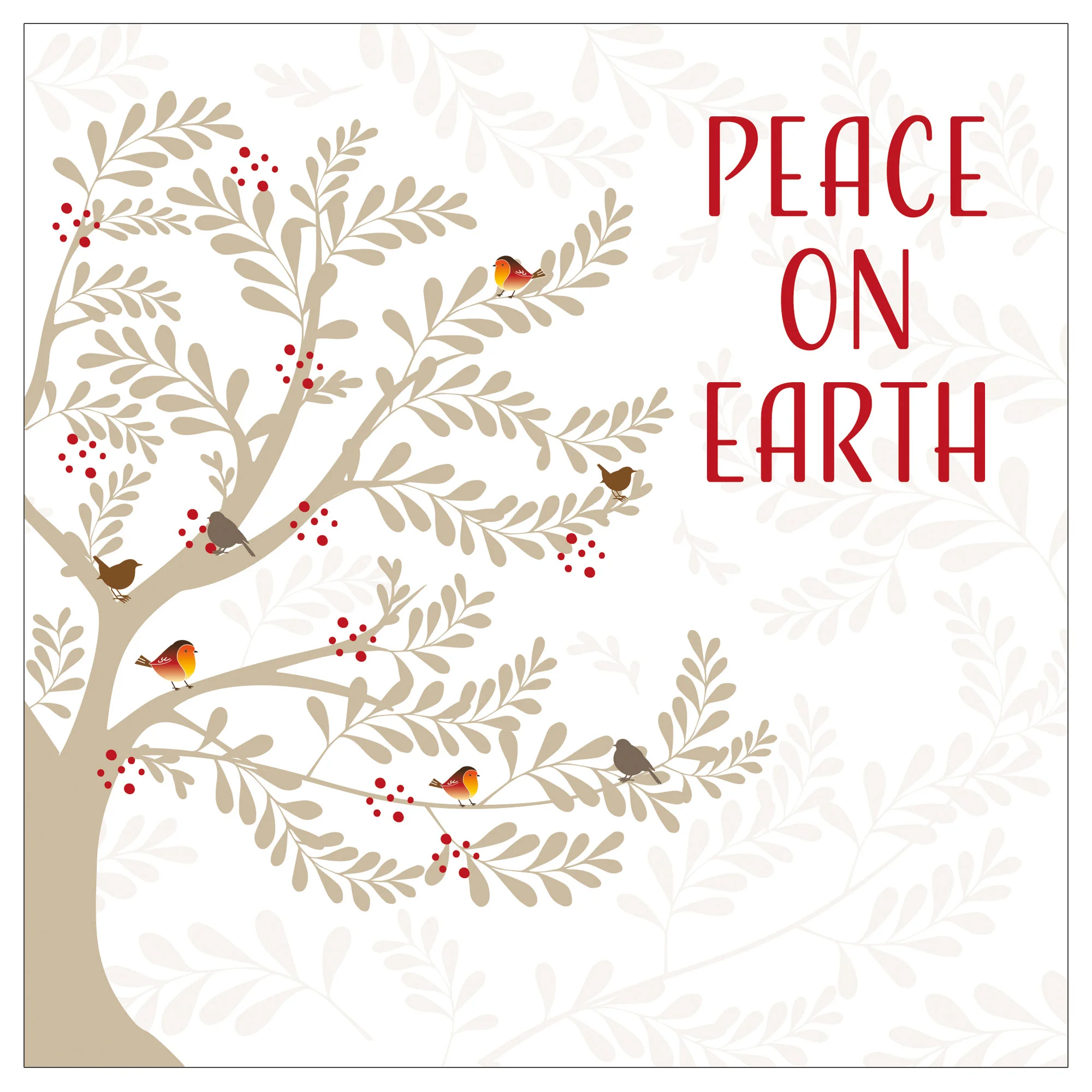 Peace on earth Christmas Cards (Pack of 10)