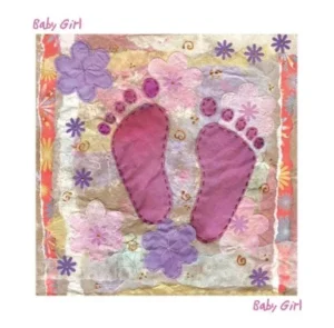 Baby Girl Greetings Card