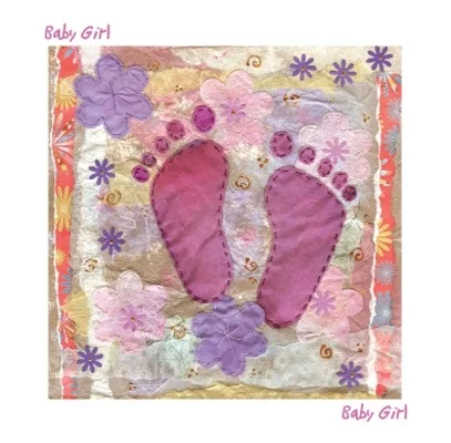 Baby Girl Greetings Card