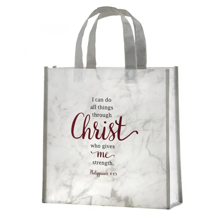I Can Do All Things Laminated Tote Bag