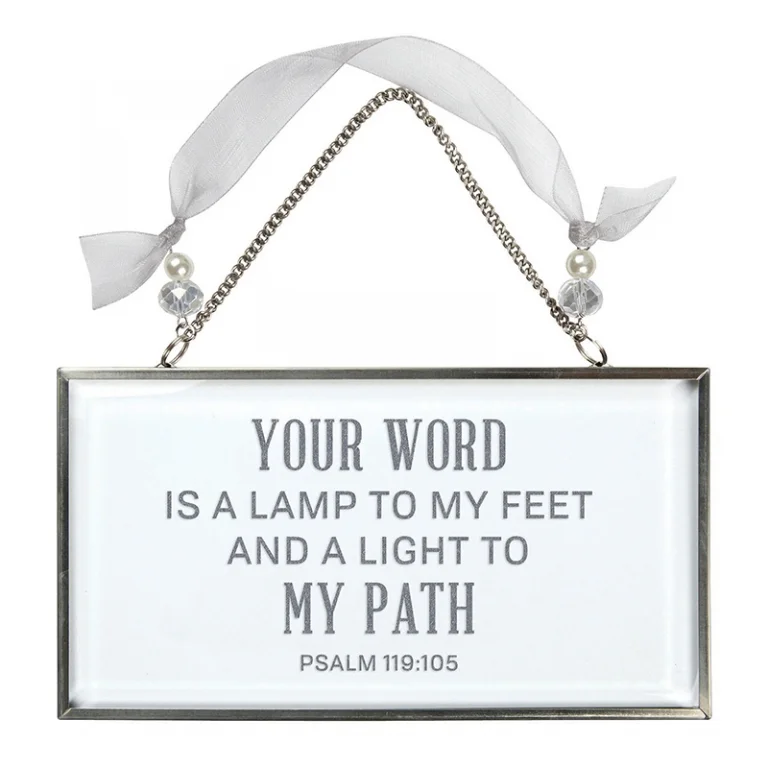 Glass Wall Art - 6.5" X 3.5" Your Word