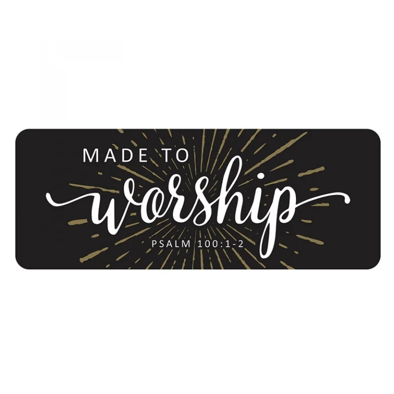 Made To Worship Jumbo Bookmark