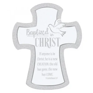 Baptized in Christ 7" Wall Cross