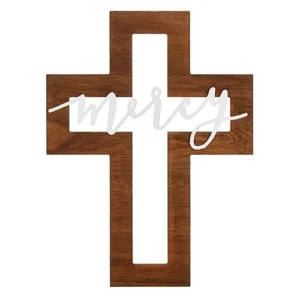 Mercy Cut-Out Wall Cross