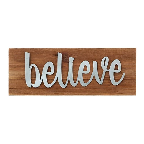 Farmers Market Tabletop Plaques - Believe