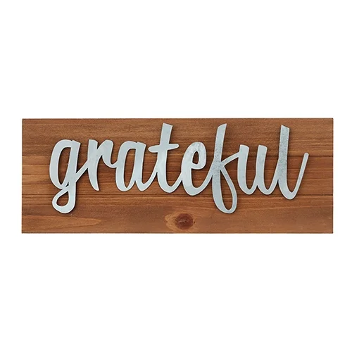 Farmers Market Tabletop Plaques - Grateful