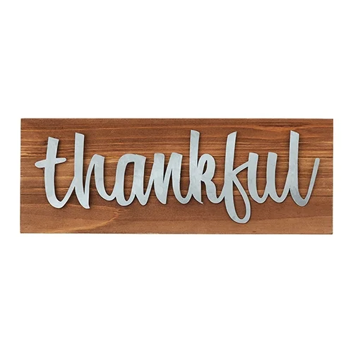Farmers Market Tabletop Plaques - Thankful